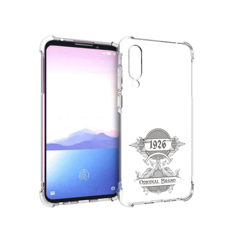 

Чехол MyPads Tocco для Meizu 16XS логотип черно белый (PT136345.89.446), Прозрачный, Tocco