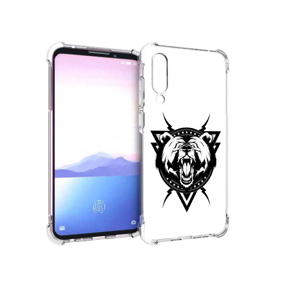 

Чехол MyPads Tocco для Meizu 16XS медведь в треугольнике (PT136345.89.464), Прозрачный, Tocco