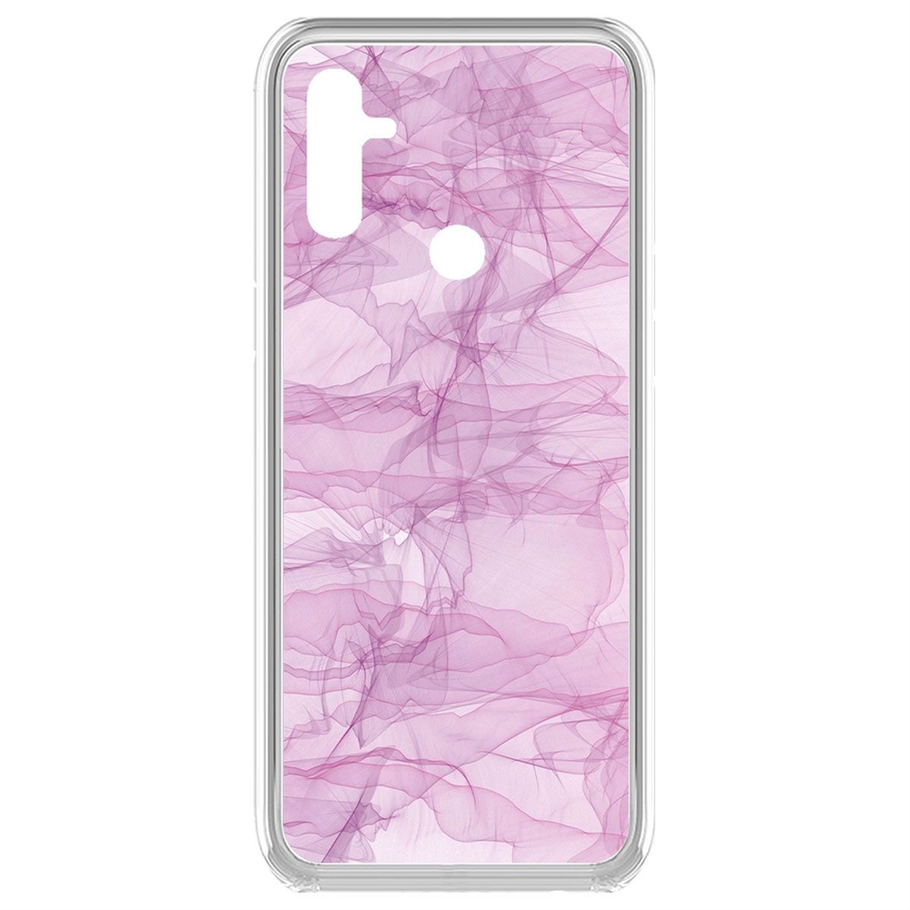 

Чехол-накладка Krutoff Clear Case Абстракт 4 для Realme C3, Прозрачный