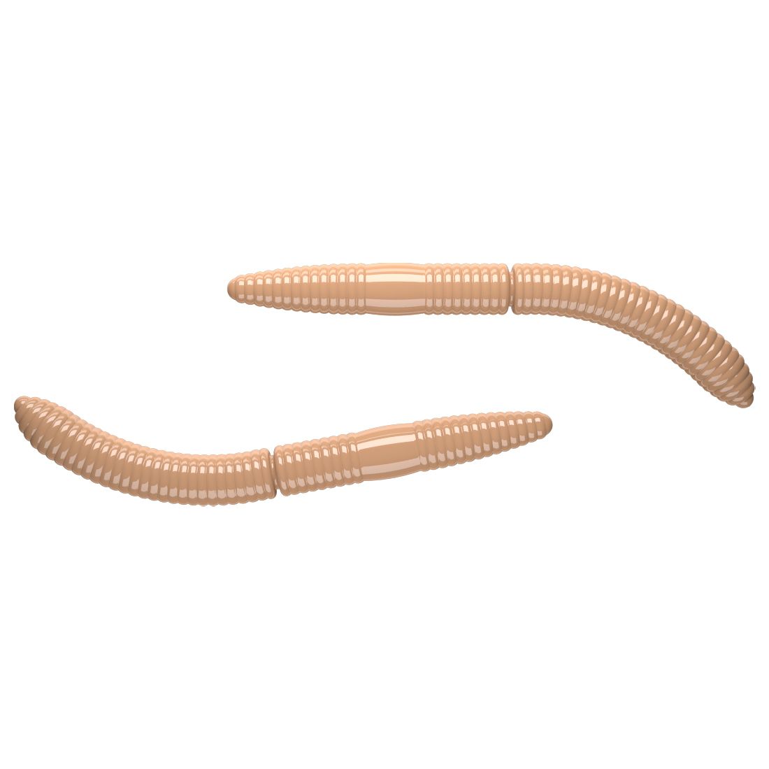 Силиконовая приманка Libra Lures Fatty d worm сыр 75 мм цвет 035 8 шт