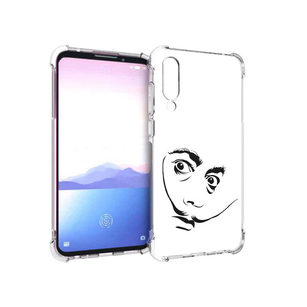 

Чехол MyPads Tocco для Meizu 16XS мужчина с длинными усами (PT136345.89.487), Прозрачный, Tocco