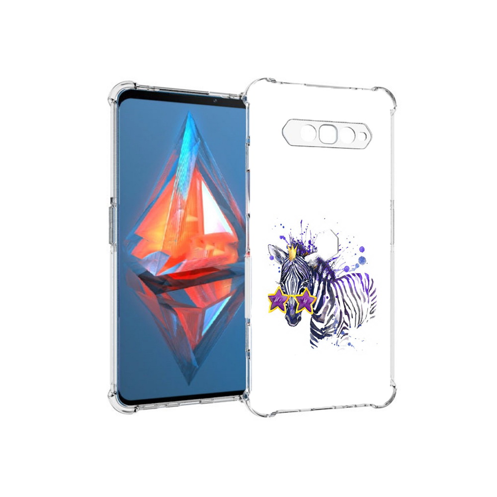 

Чехол MyPads Tocco для Xiaomi Black Shark 4 акварельная зебра (PT162389.266.215), Прозрачный, Tocco