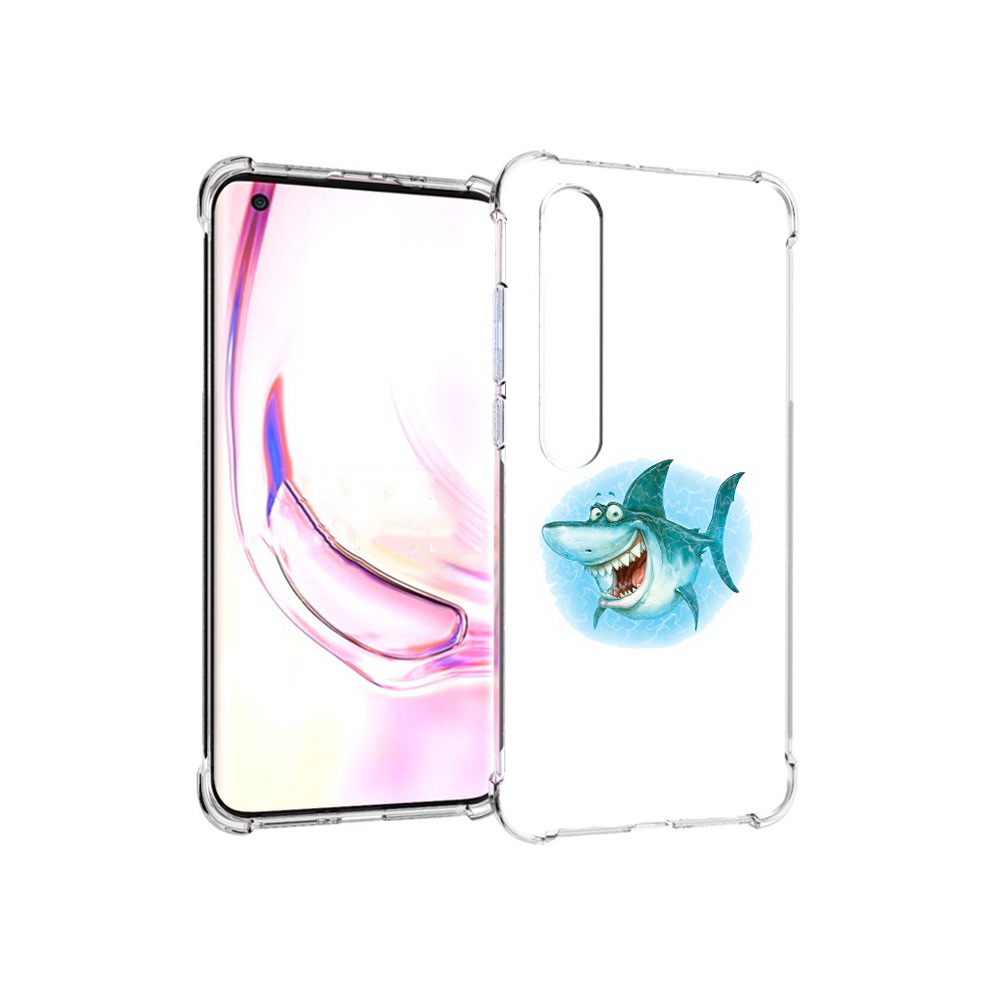

Чехол MyPads Tocco для Xiaomi Mi 10 Pro веселая акула (PT144585.295.261), Прозрачный, Tocco