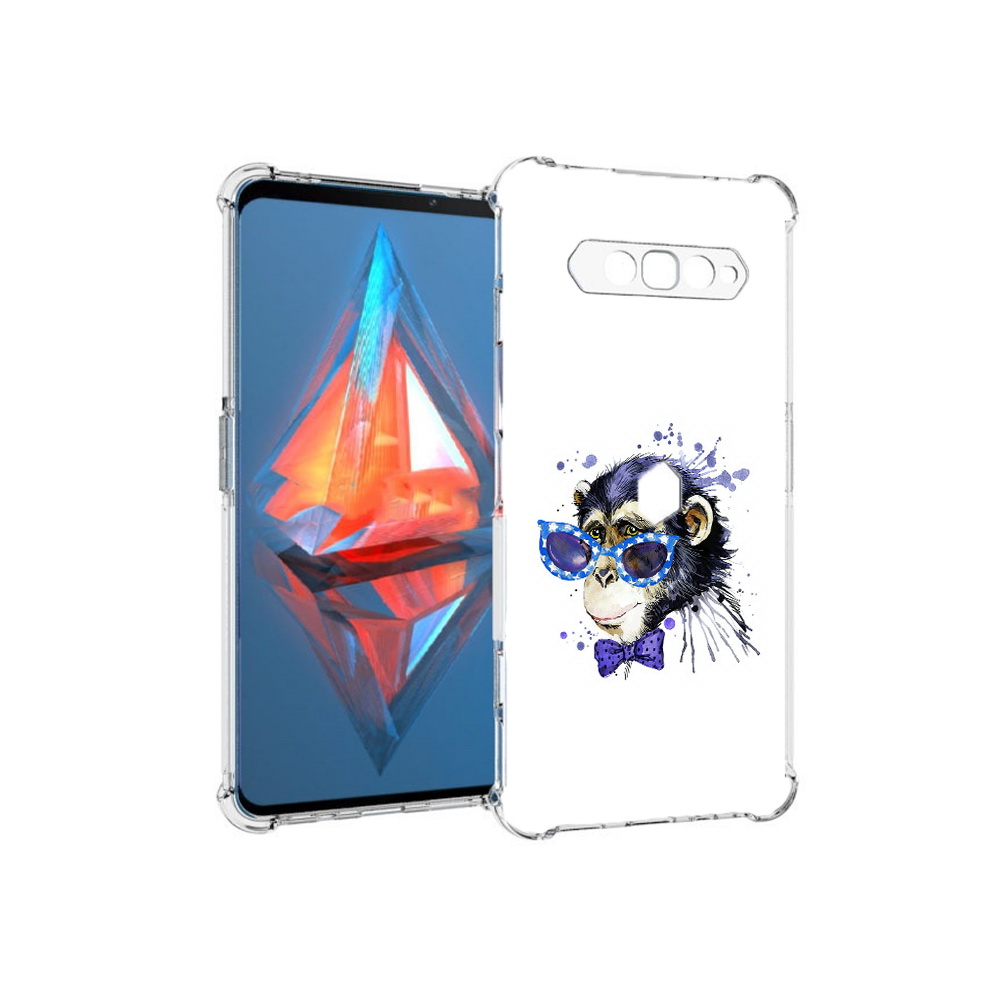 

Чехол MyPads Tocco для Xiaomi Black Shark 4 акварельная обезьяна (PT162389.266.216), Прозрачный, Tocco