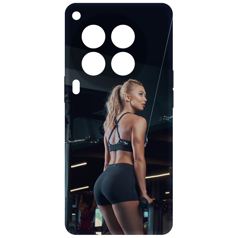 Чехол-накладка Krutoff Soft Case Шорты женские для TECNO Camon 30 Premier 5G черный