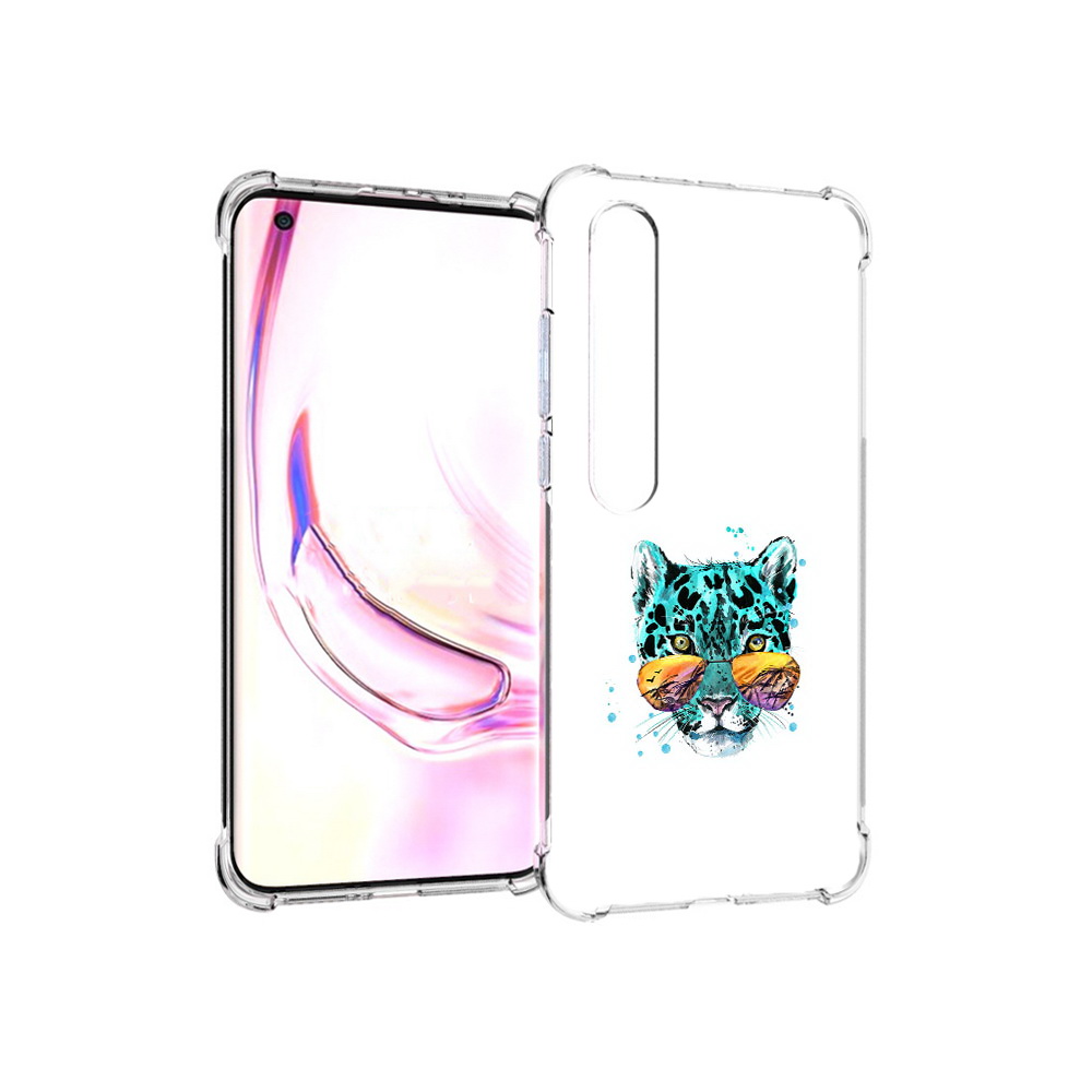 

Чехол MyPads Tocco для Xiaomi Mi 10 Pro голубой лео (PT144585.295.294), Прозрачный, Tocco