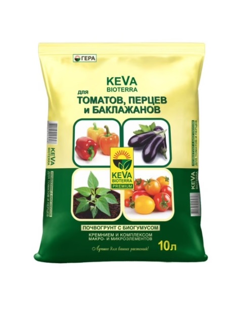 

Грунт для томатов и перцев Keva Bioterra 10 л