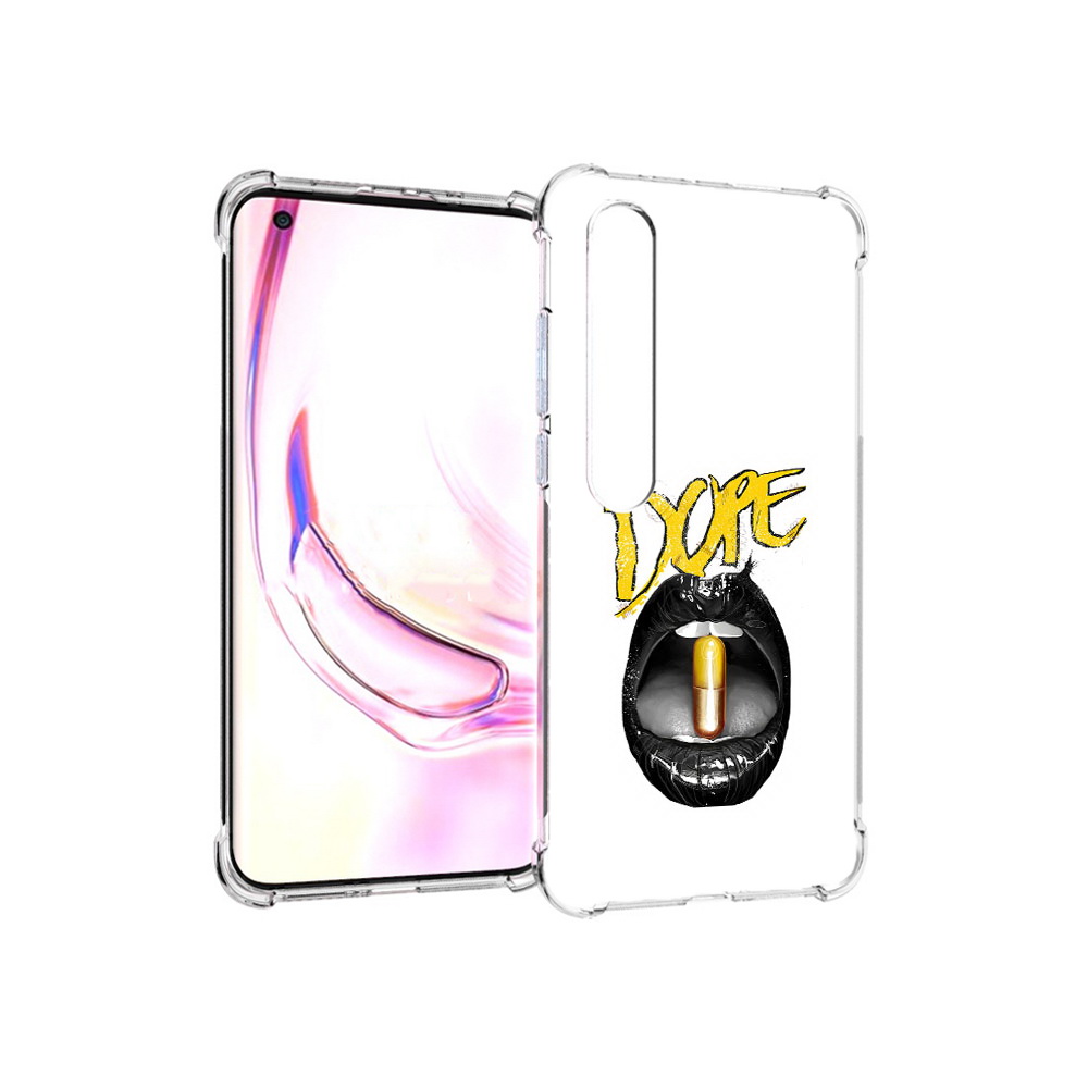 

Чехол MyPads Tocco для Xiaomi Mi 10 Pro губы (PT144585.295.303), Прозрачный, Tocco