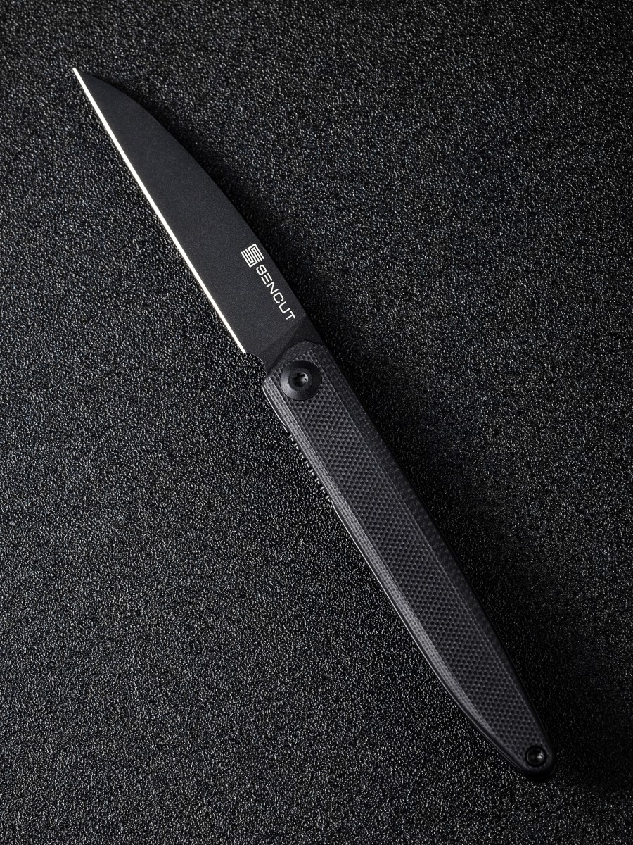Нож складной туристический SENCUT Jubil D2 Steel Black Handle G10 Black S20029-2