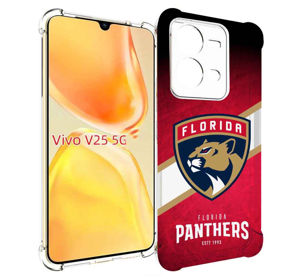 

Чехол MyPads флорида пантерс для Vivo V25 5G / V25e, Прозрачный, Tocco