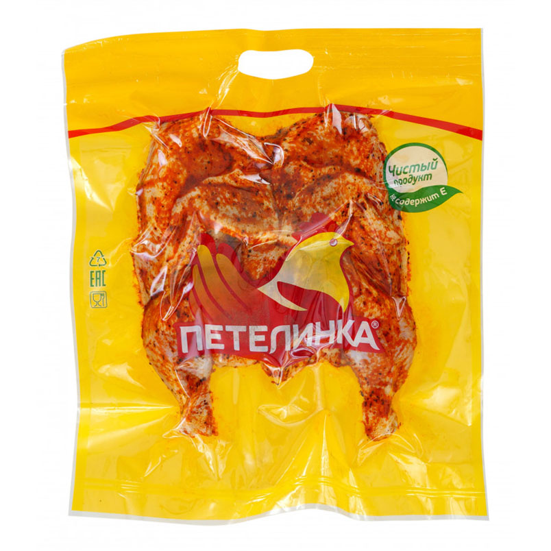 Тушка цыпленка табака Петелинка охлажденная +-500 г