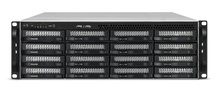 Сетевое хранилище TerraMaster U16-322-9100 Rack 3U NAS Intel CORE i3 QC3,6 GhzCPU/8Gb(64)