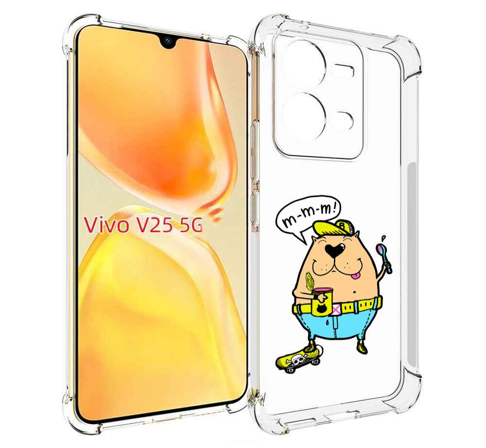 

Чехол MyPads Бобр для Vivo V25 5G / V25e, Прозрачный, Tocco
