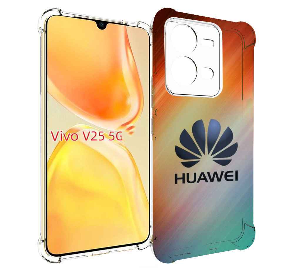 

Чехол MyPads хуавей на фоне сияния для Vivo V25 5G / V25e, Прозрачный, Tocco