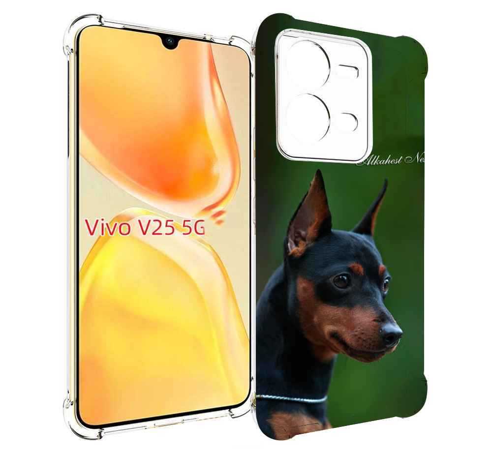 

Чехол MyPads цвергпинчер черпинчер для Vivo V25 5G / V25e, Прозрачный, Tocco