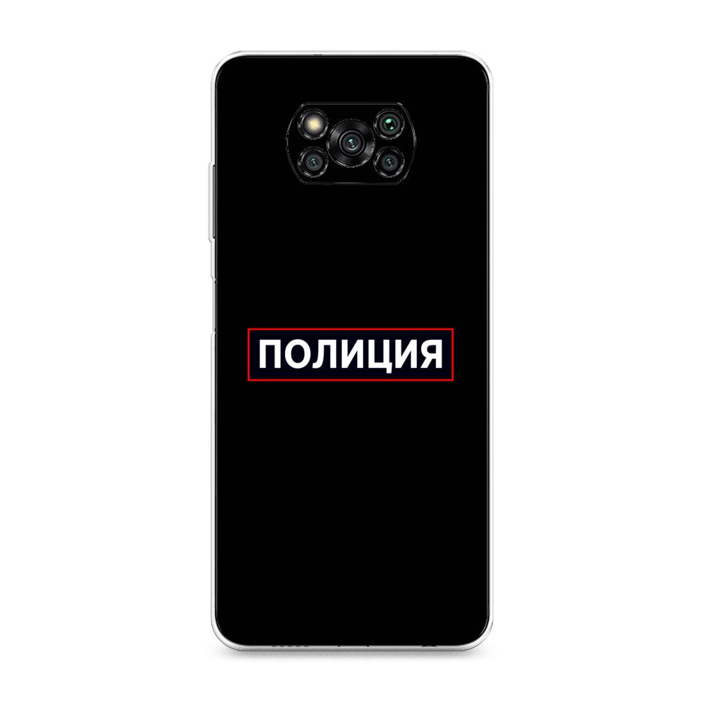

Чехол Awog на Poco X3/X3 Pro "Police logo", Разноцветный, 310650-5