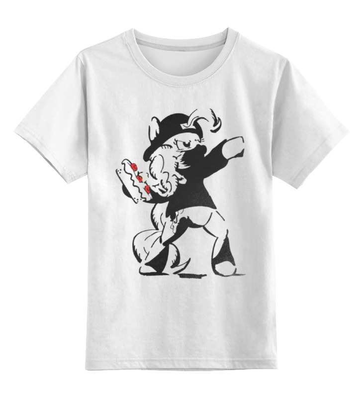 

Детская футболка классическая Printio Ma little banksy, р. 164, Белый, 0000000666607