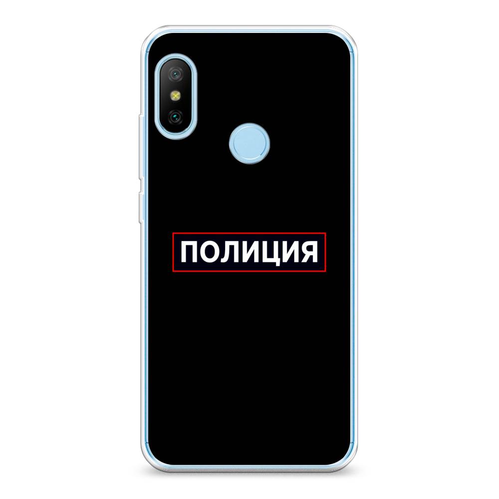 

Чехол Awog на Xiaomi A2 Lite/Redmi 6 Pro "Police logo", Разноцветный, 34050-5