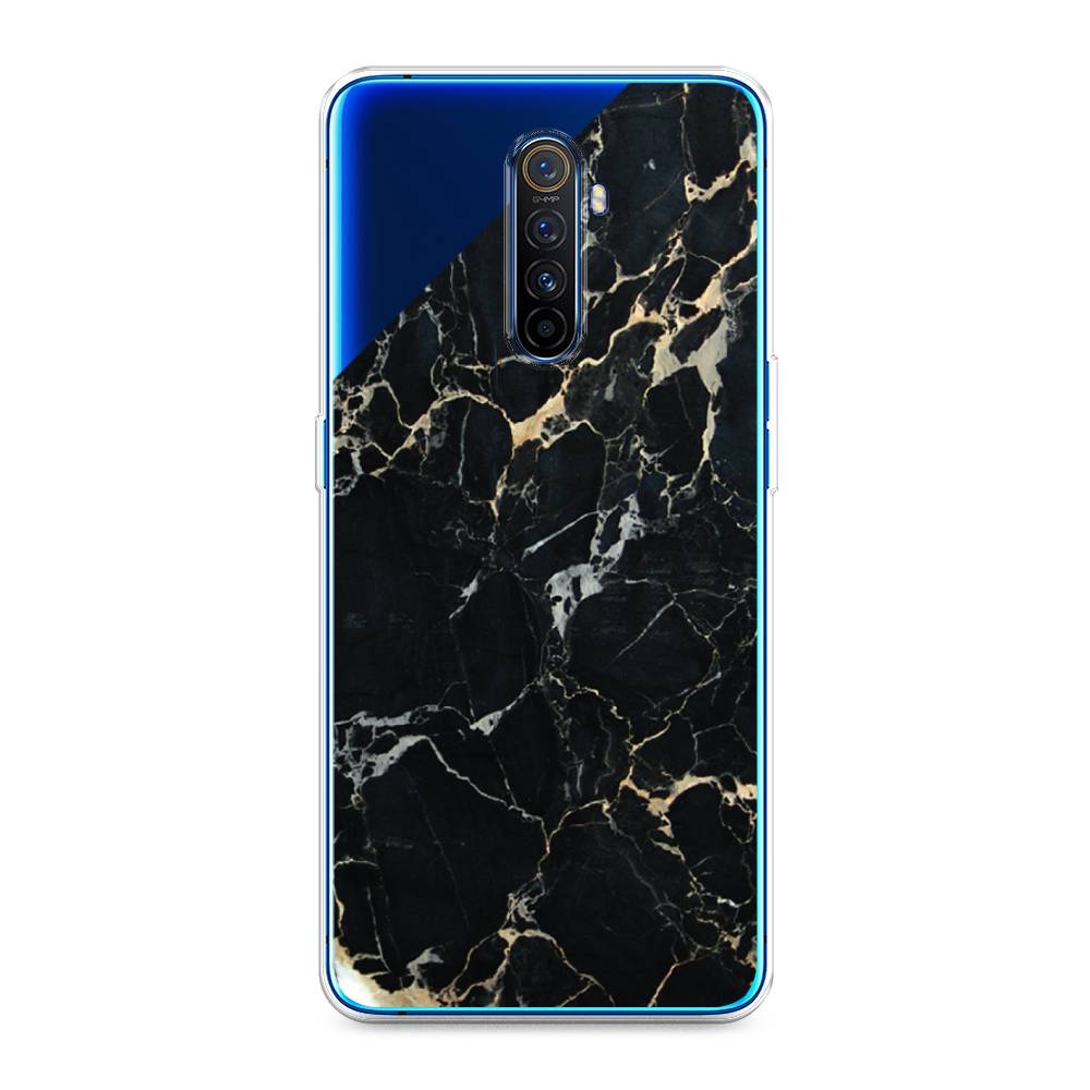 фото Чехол awog "черный мрамор уголок" для realme x2 pro