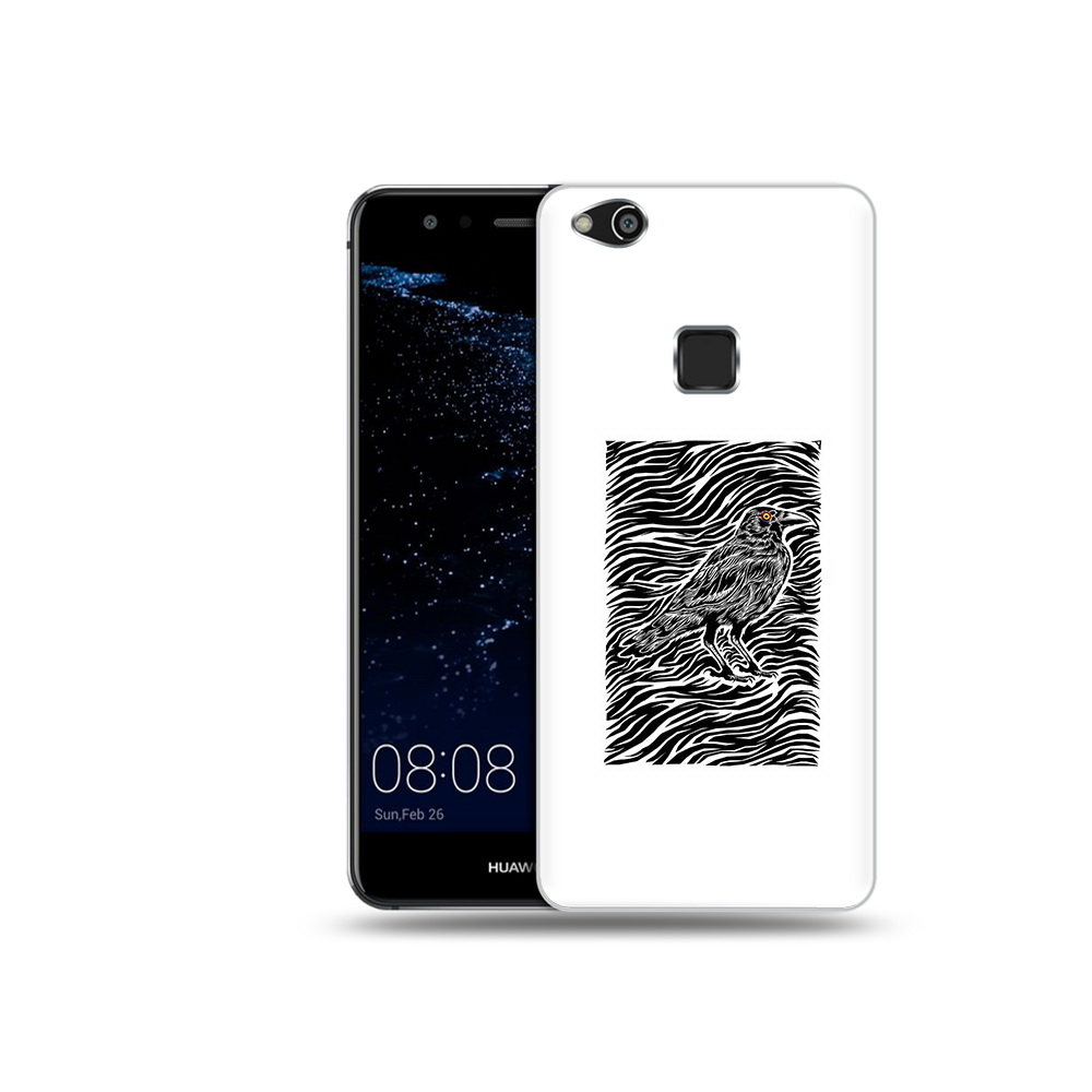 

Чехол MyPads Tocco для Huawei P10 Lite ворон в абстракции (PT62135.59.272), Прозрачный, Tocco