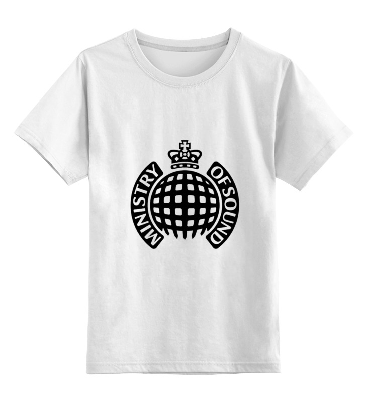 

Детская футболка классическая Printio Ministry of sound, р. 164, Белый, 0000000667581