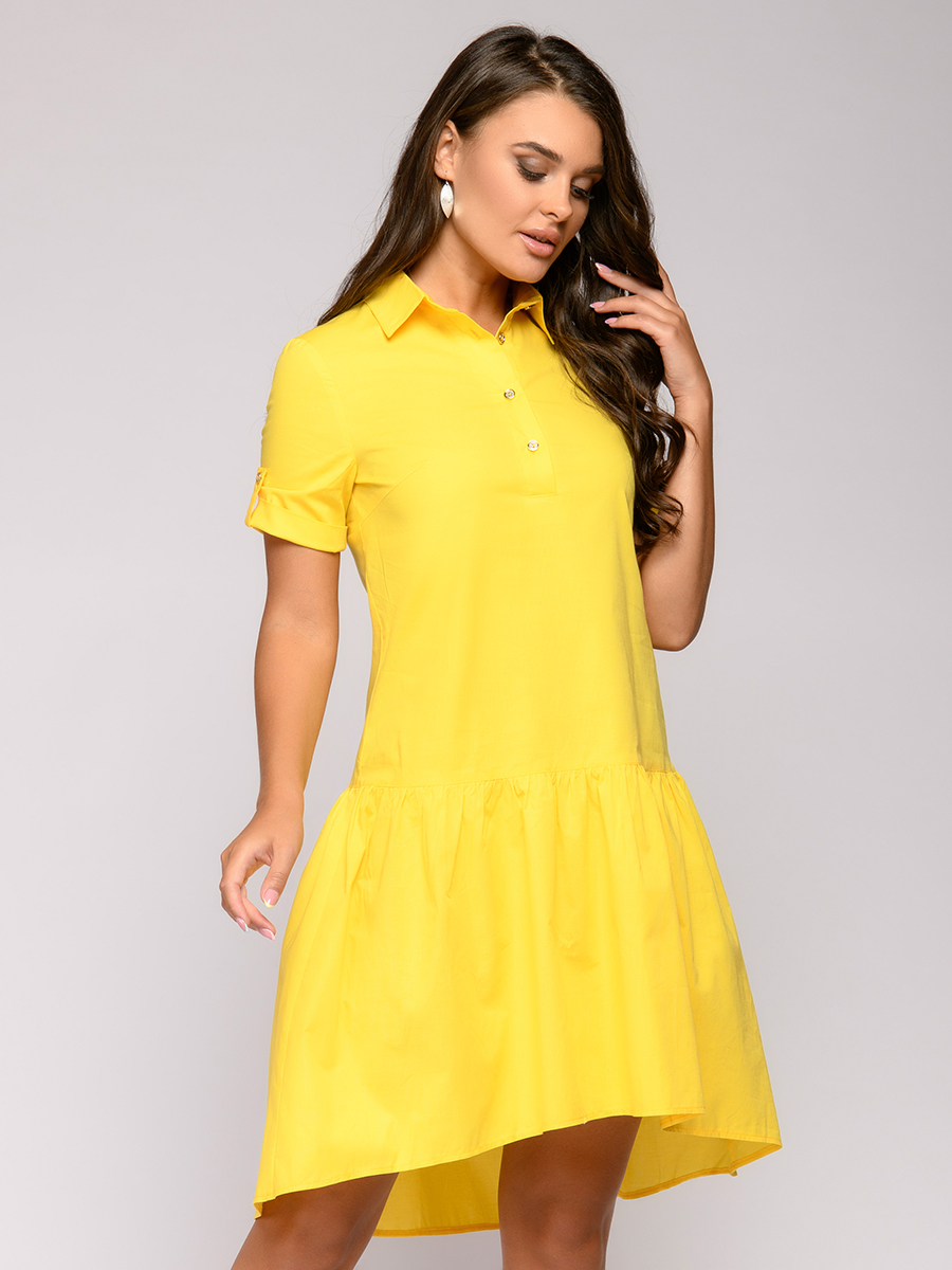

Платье женское 1001dress 0112001-01990YL желтое 40, 0112001-01990YL