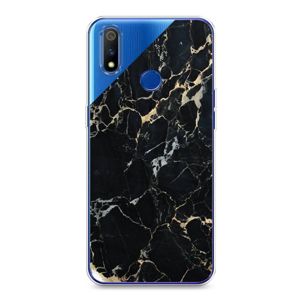 

Чехол Awog на Realme 3 Pro "Черный мрамор уголок", Разноцветный, 251250-3