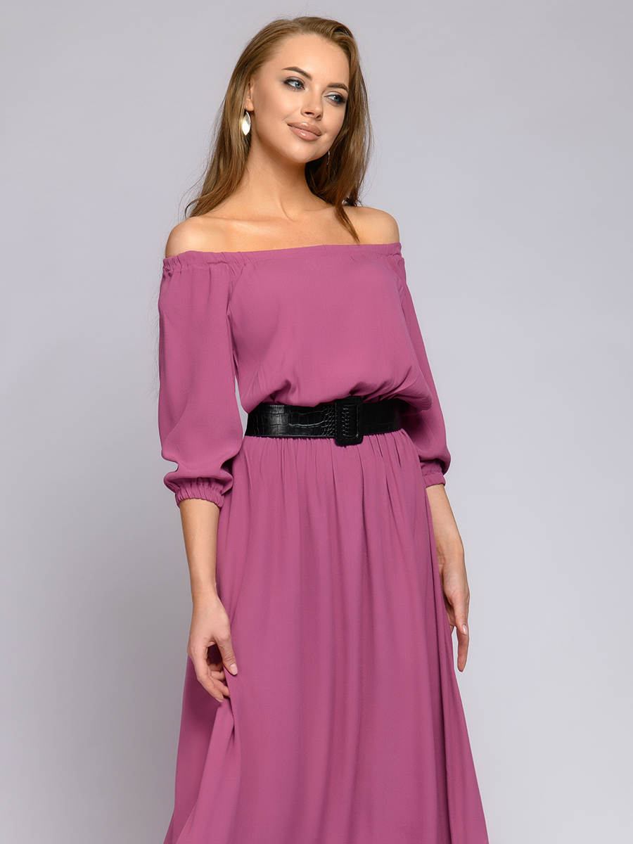 

Платье женское 1001dress 0112001-01999BE фиолетовое 48, 0112001-01999BE