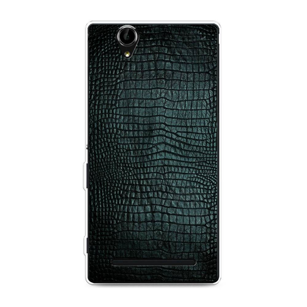 

Чехол Awog на Sony Xperia T2 Ultra "Черная змея", Разноцветный, 50950-3
