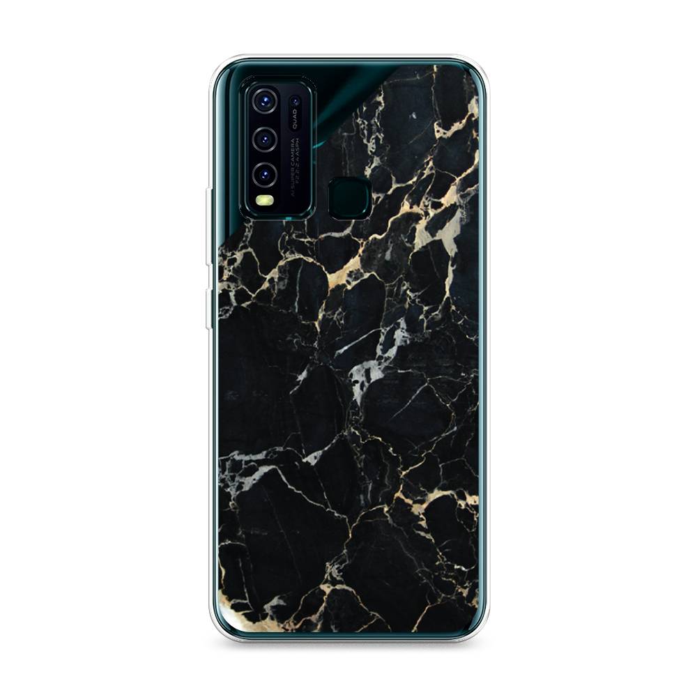 

Чехол Awog на Vivo Y30 "Черный мрамор уголок", Разноцветный, 263150-3