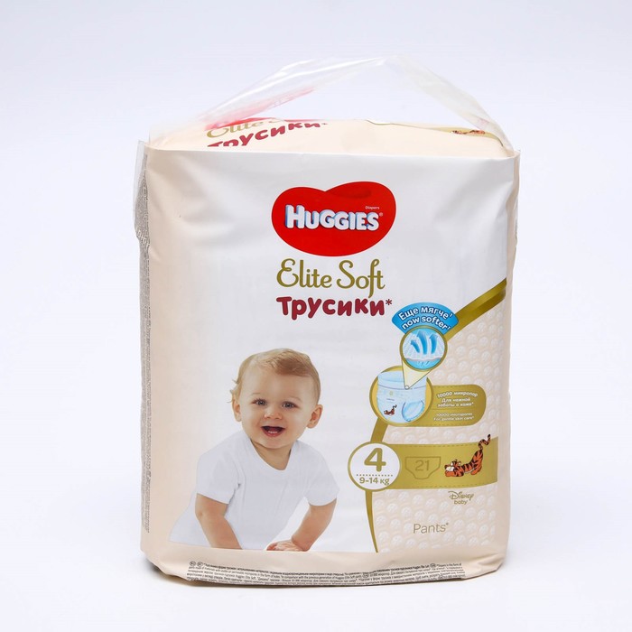 

Подгузники-трусики Huggies Elite Soft 4 9-14кг, 21 шт