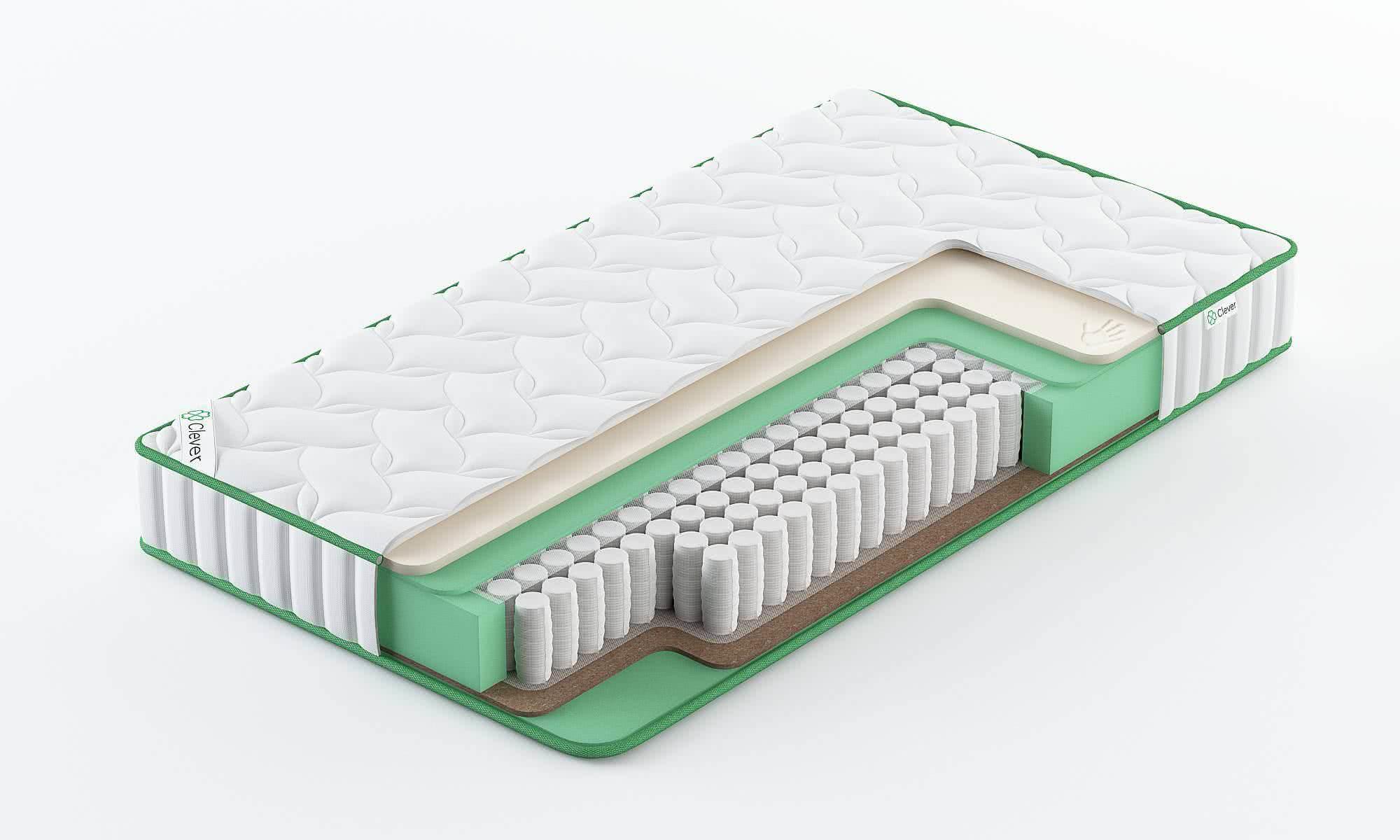 

Матрас Clever Plain 80x165, Белый, CLEVER PLAIN