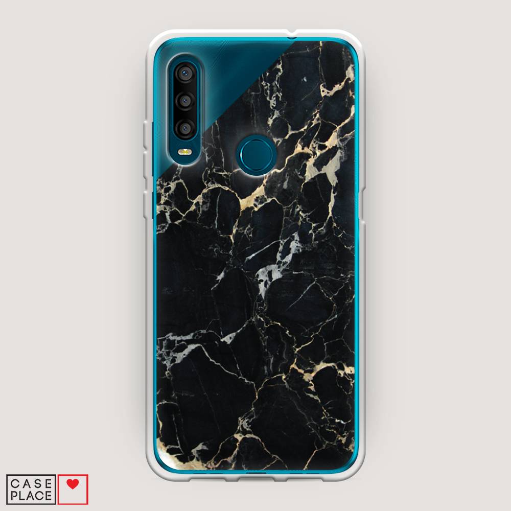 

Чехол Awog на Alcatel 1SE (2020) / Алкатель 1SE (2020) "Черный мрамор уголок", Разноцветный, 171250-3