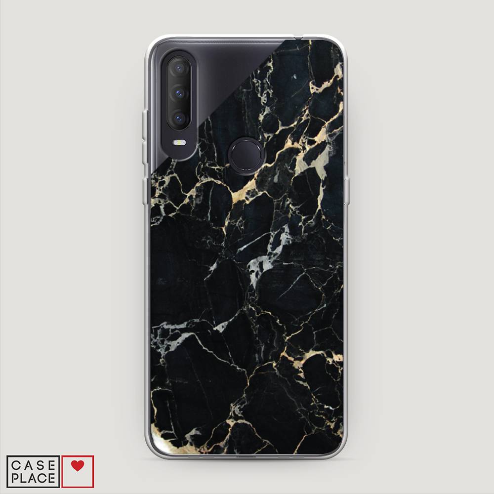 

Чехол Awog на Alcatel 1S (2020) / Алкатель 1S (2020) "Черный мрамор уголок", Разноцветный, 170850-3