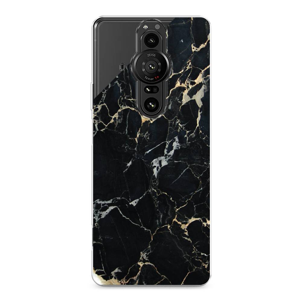 

Чехол Awog на Sony Xperia Pro-I "Черный мрамор уголок", Разноцветный, 55050-3