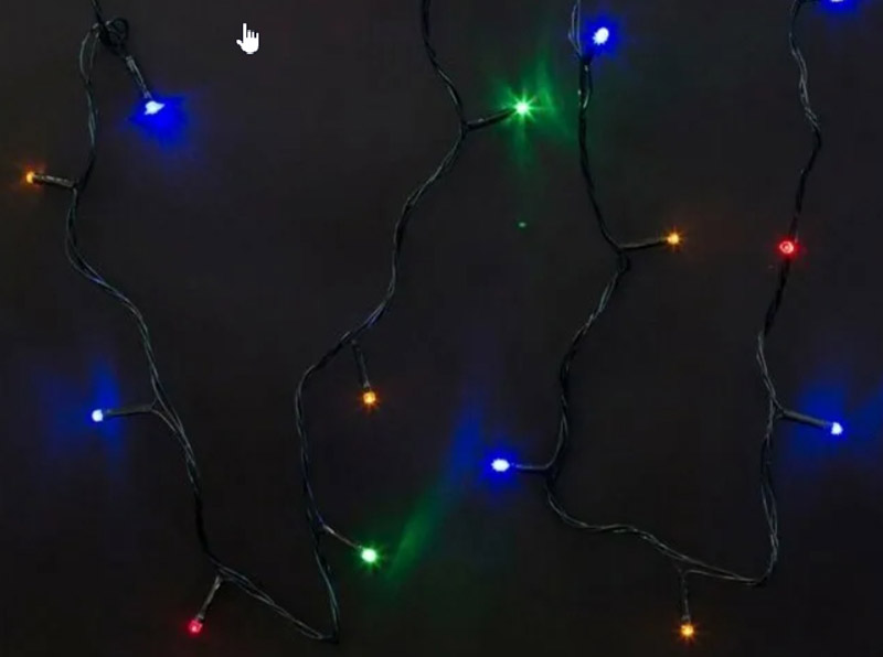 фото Световая гирлянда новогодняя волшебная страна led60-5-mc promo 5 м разноцветный