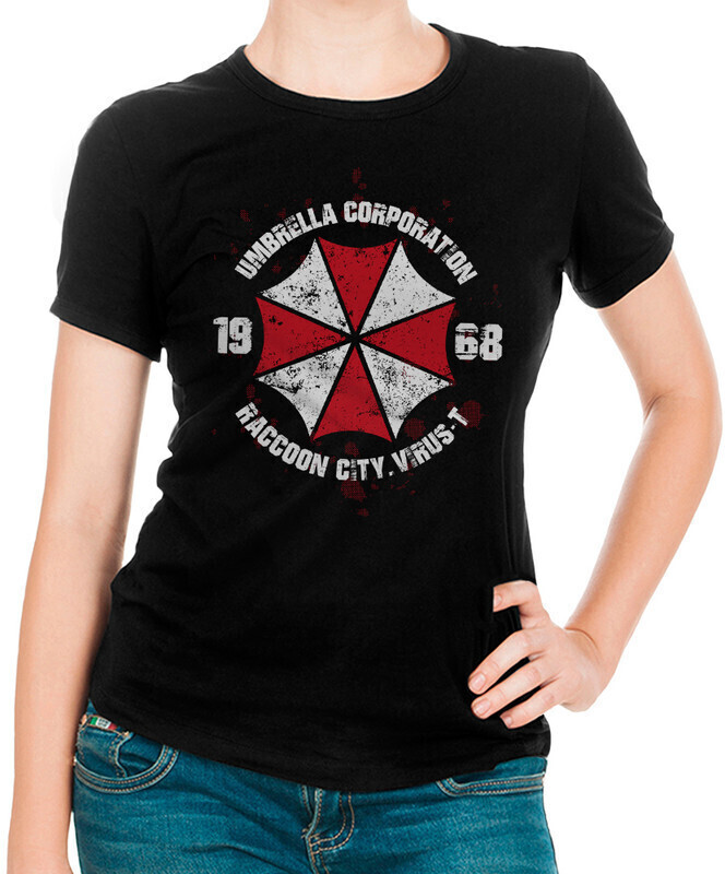 фото Футболка женская dream shirts umbrella corporation - resident evil черная 3xl