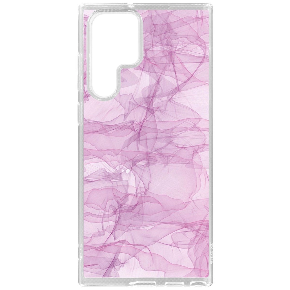 

Чехол-накладка Krutoff Clear Case Абстракт 4 для Samsung Galaxy S22 Ultra, Прозрачный