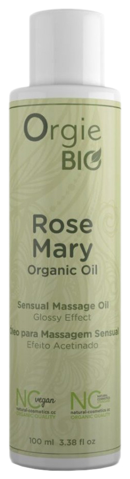 фото Органическое масло для массажа orgie bio rosemary с ароматом розмарина 100 мл. orgie