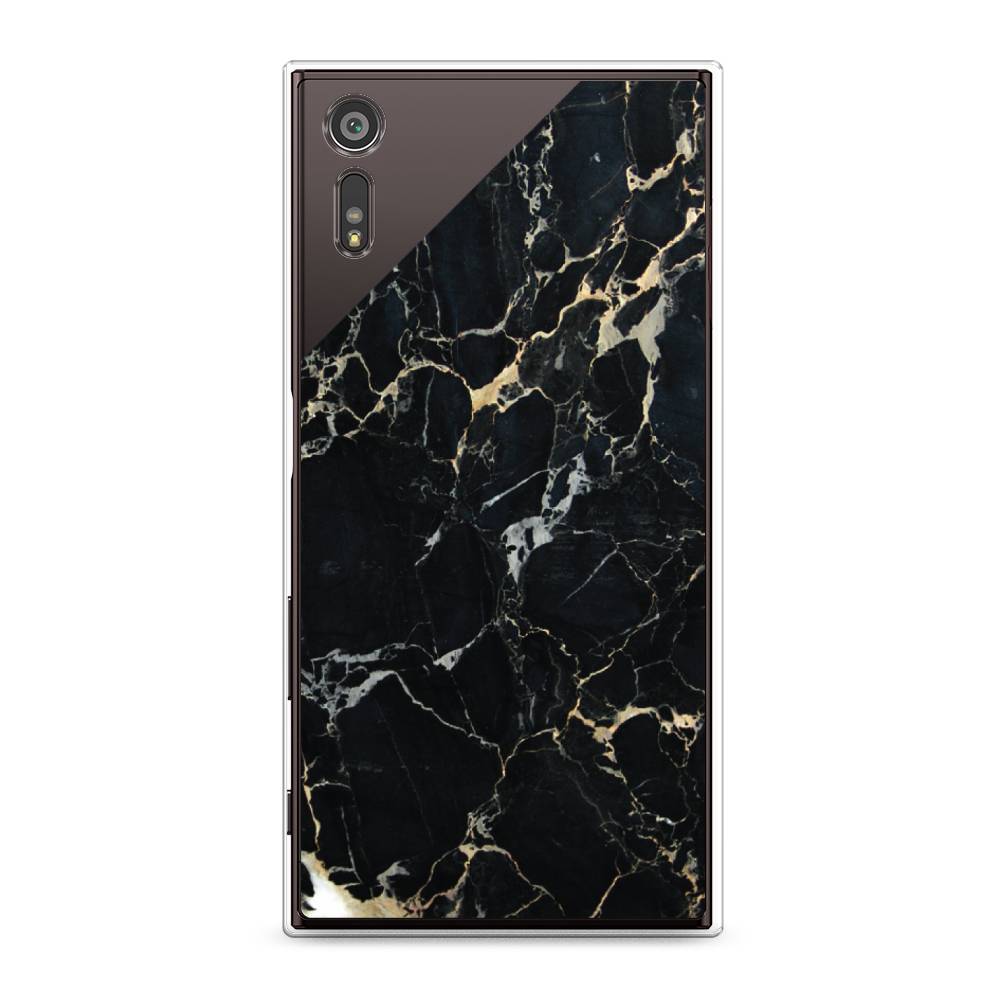 

Чехол Awog на Sony Xperia XZ "Черный мрамор уголок", Разноцветный, 51450-3