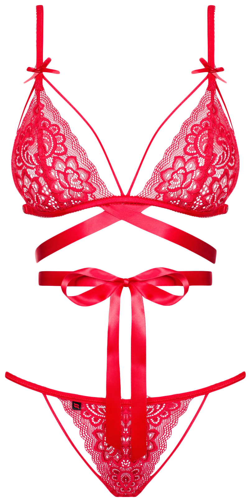

Сексуальный комплект белья Lovlea Obsessive, Красный, Lovlea