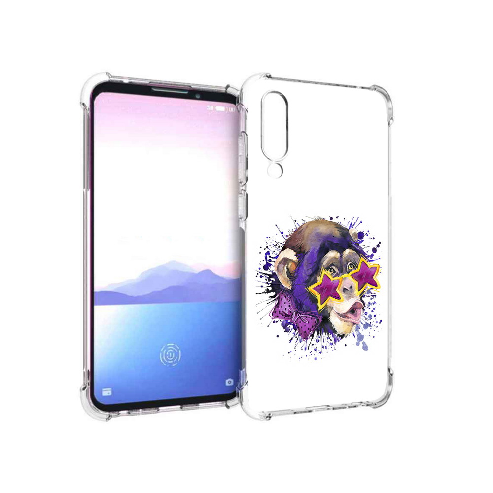

Чехол MyPads Tocco для Meizu 16XS обезьяна в очках (PT136345.89.524), Прозрачный, Tocco