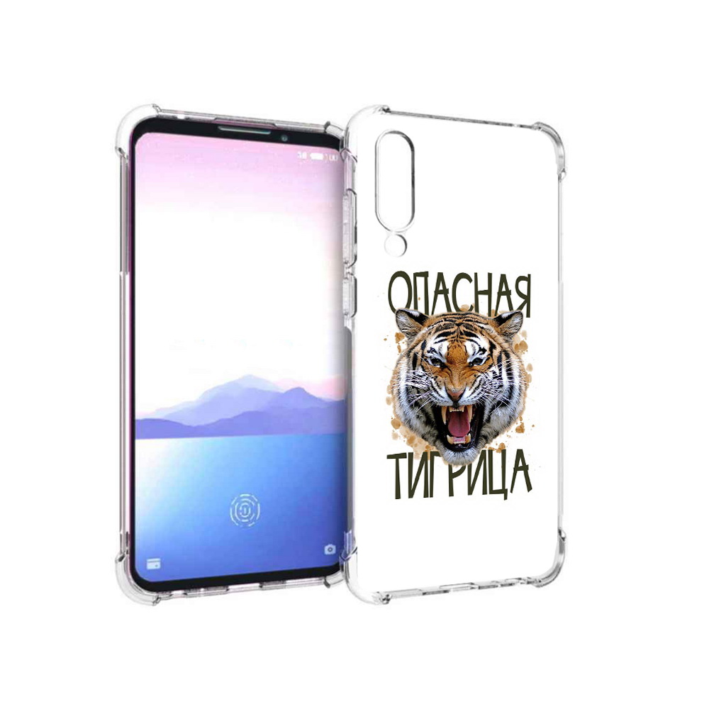 Чехол MyPads Tocco для Meizu 16XS опасная тигрица (PT136345.89.527)