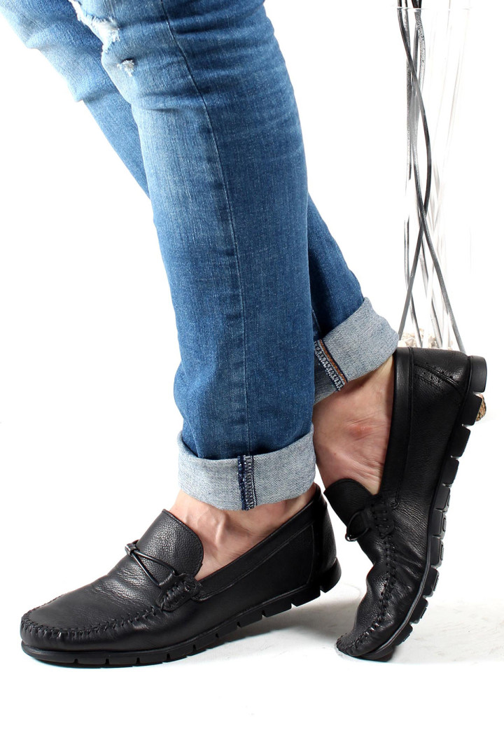 

Мокасины мужские FAST STEP 783MA44DUZ черные 41 EU (доставка из-за рубежа), 783MA44DUZ