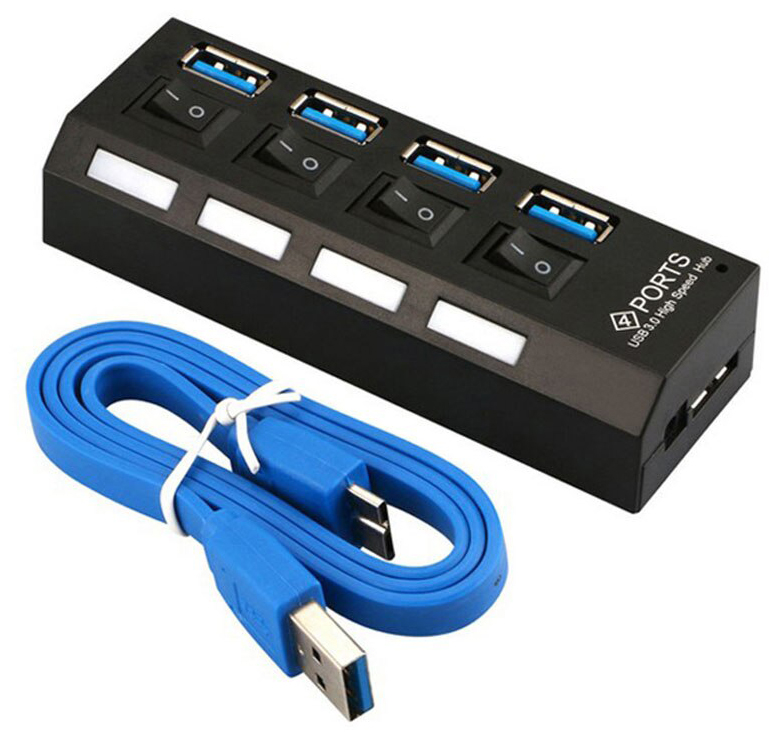 

USB-концентратор HRS A29 Black, А29