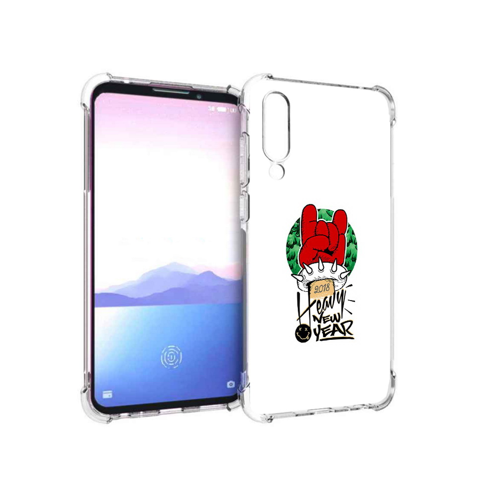 

Чехол MyPads Tocco для Meizu 16XS Гангстер новый год (PT136345.89.53), Прозрачный, Tocco