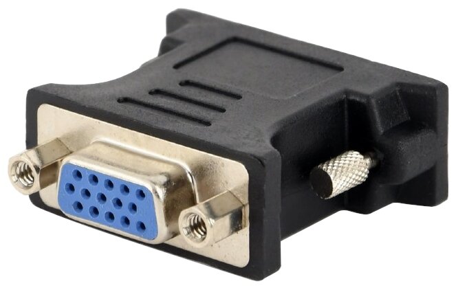

Переходник GSMIN DVI-VGA, M-F Black (BT892232), BT892232