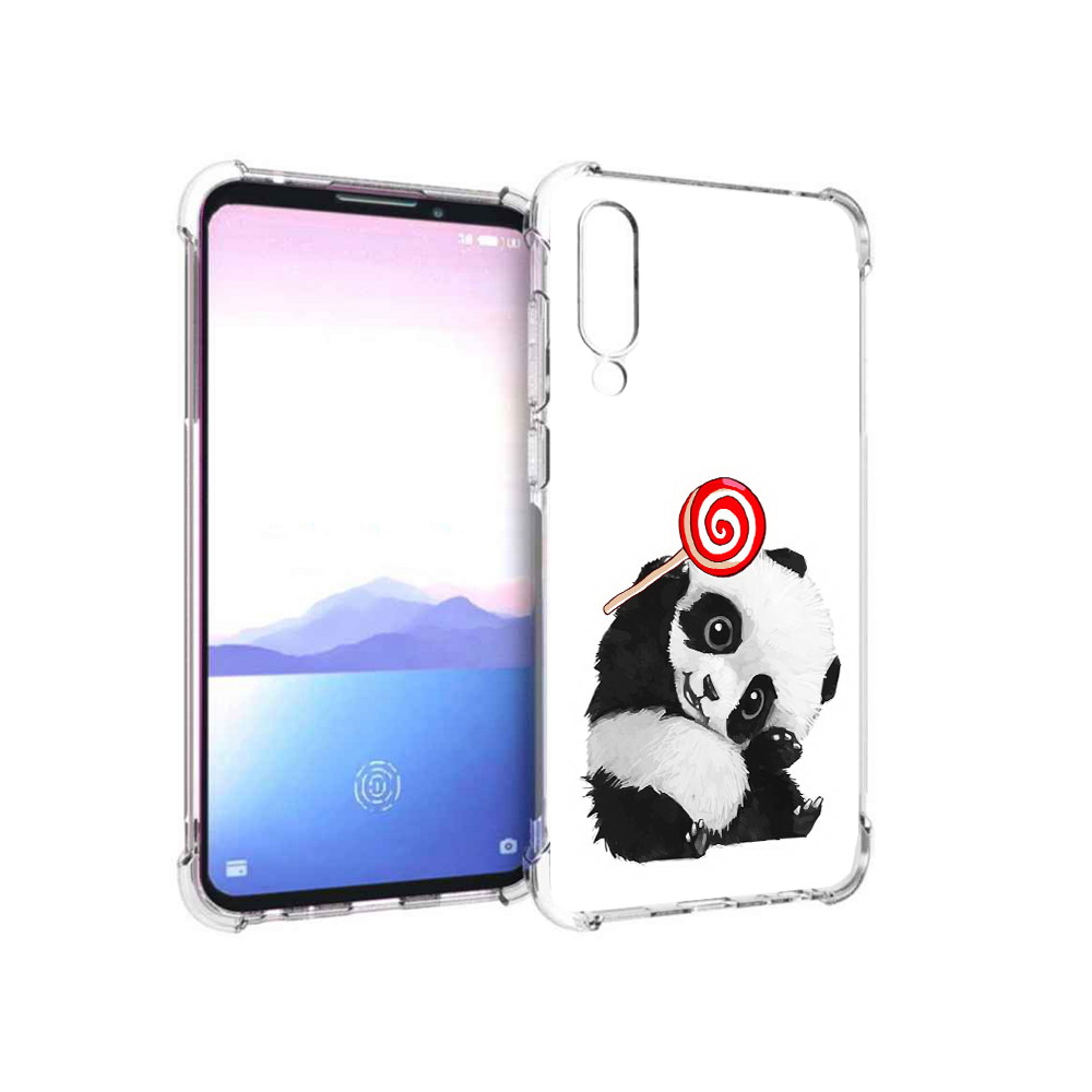 

Чехол MyPads Tocco для Meizu 16XS панда с леденцом (PT136345.89.534), Прозрачный, Tocco