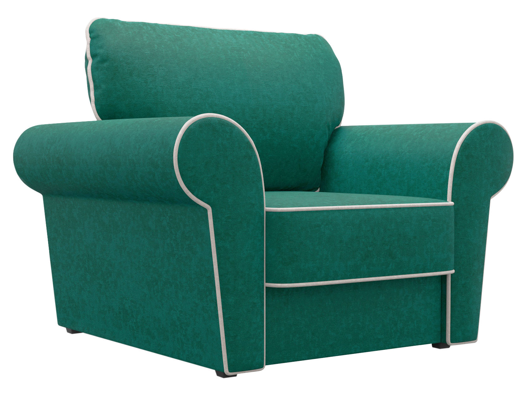 Кресло-кровать Первый Мебельный Милфорд Зеленый, велюр