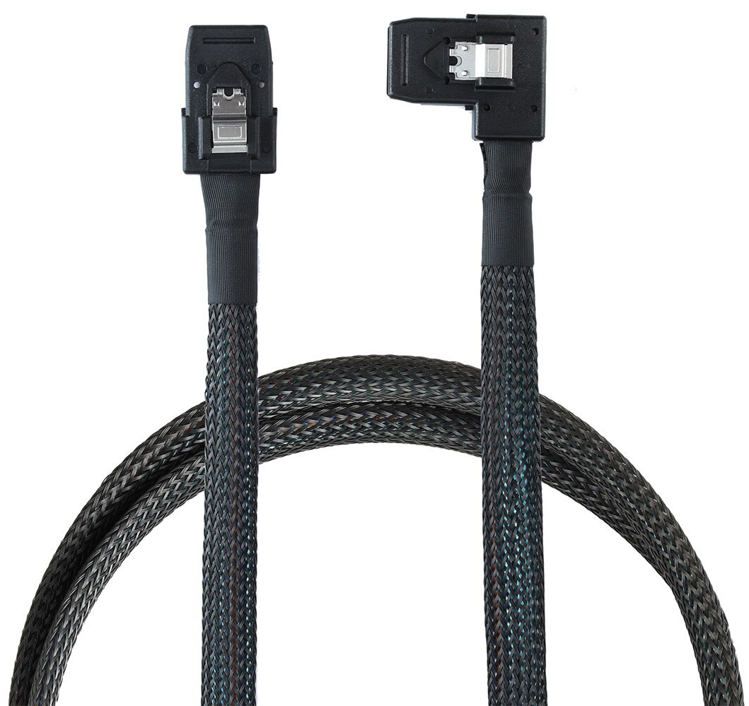 

Кабель GSMIN SFF8087-SFF8087, M-M 0,8м Black BT892252, Черный, BT892252